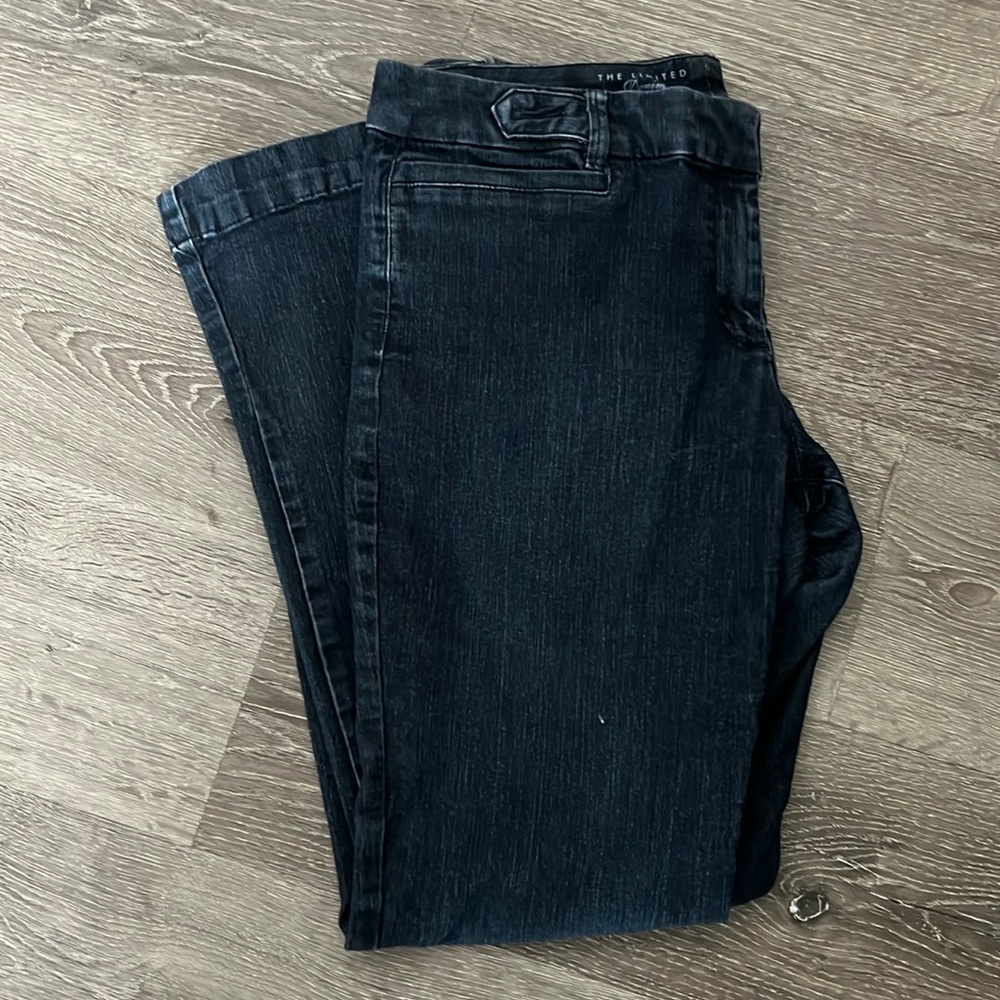 THE LIMITED 678 FIT & FLARE DENIM TROUSERS
